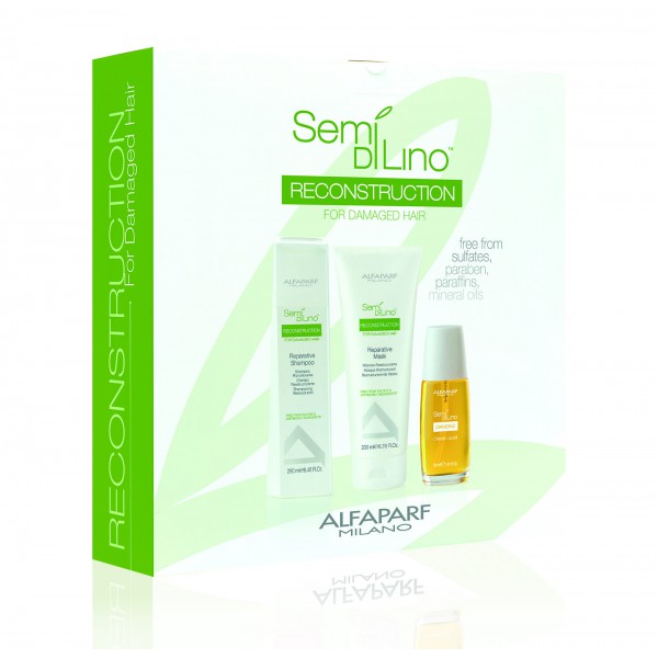 Набор для поврежденных волос Semi Di Lino Reconstruction ALFAPARF 15439