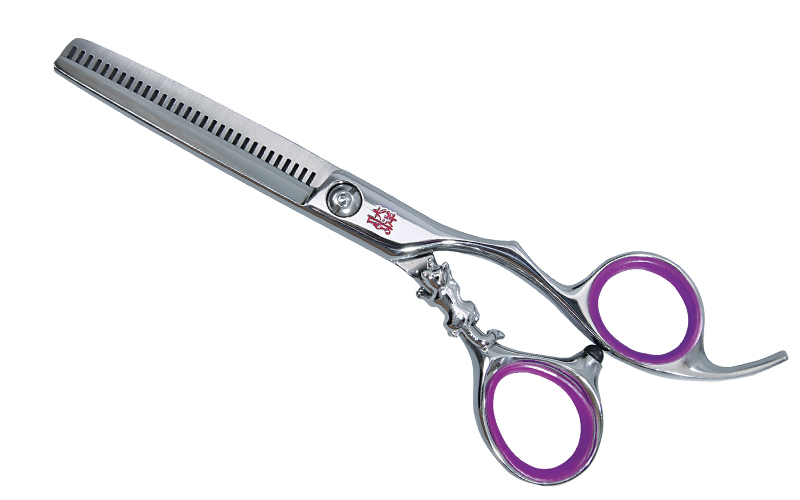 Парикмахерские ножницы CLASSIC филировочные 5,5" с украшением Лиса TAYO DQ19555 -Fox