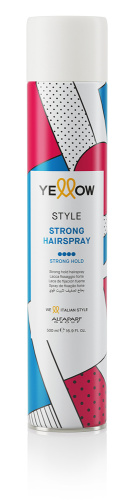 Лак для волос сильной фиксации YE STYLE STRONG HAIRSPRAY, 500 мл YELLOW 18398