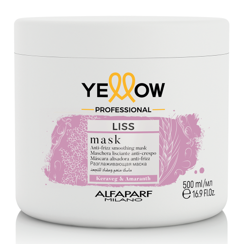Маска антифриз для гладких волос YE PROFESSIONAL LISS MASK 500 мл YELLOW 25113