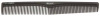 Расческа рабочая CARBON BRAWN DEWAL CO-6051-CARBON