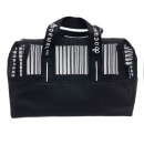 Косметичка  для аксессуаров, полимерный материал, черная,24х10х15см   DEWAL EW05black