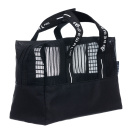 Косметичка  для аксессуаров, полимерный материал, черная,24х10х15см   DEWAL EW05black