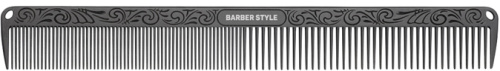 Расческа металлическая BARBER STYLE DEWAL JF10165black