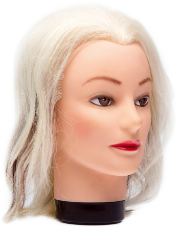 Голова-манекен учебная "блондинка" для парикмахеров DEWAL M-4151K