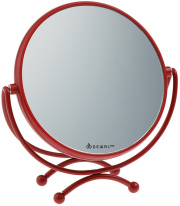 Зеркало косметическое (18,5 х 19 см) DEWAL MR-320red