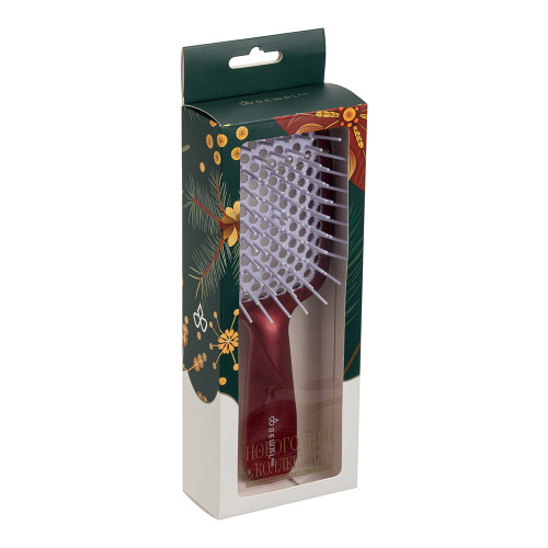 Щетка для укладки Новый год, 11 рядов DEWAL NY5