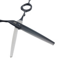 Набор из двух парикмахерских ножниц 7" чёрного цвета в чехле DEWAL SET-BS8-7