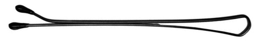 Невидимки 50 мм прямые, черные (60 шт.) DEWAL SLN50P-1/60