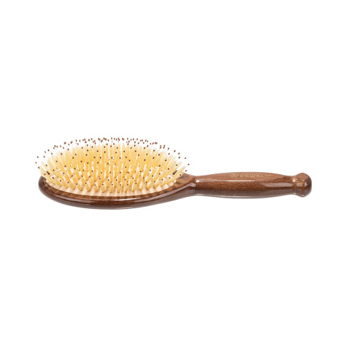 Щетка массажная прямоугольная узкая с нейлоновым штифтом 7 рядов SOFT DEWAL SOFT160